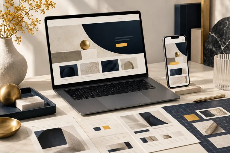 ภาพประกอบเว็บไซต์และ Landing Page